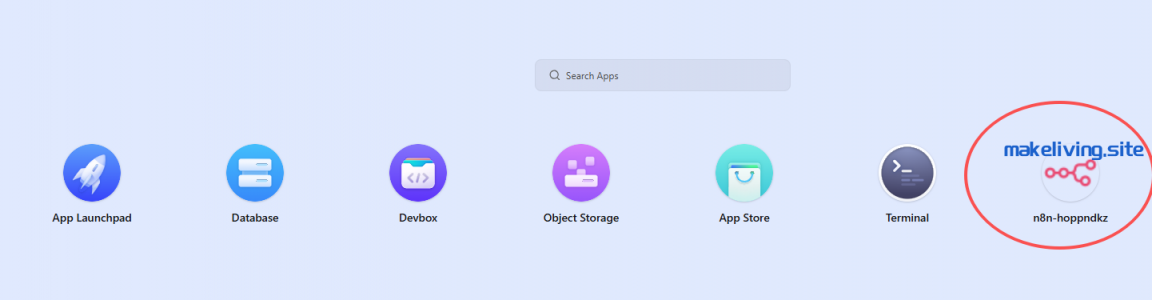 ClawCloud 主页 n8n