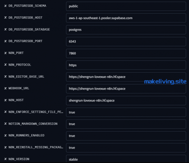 Hugging Face 拷贝模板设置变量数据